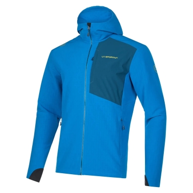 La Sportiva Wanderjacke Descender Storm (geruchshemmend und antibakteriell behandelt) blau Herren